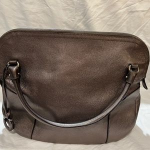 Salvatore Ferragamo Metallic Handback